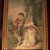 Napoleon & Josephine Oil on Canvas by Tuscano 19th Century 
