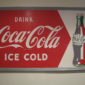 Unfinshed Coca Cola sign