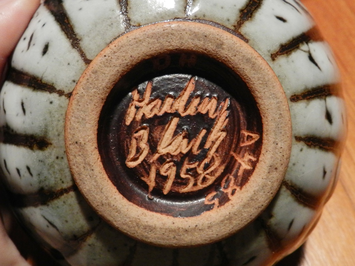 "Harding Black" 1958 Studio Pottery Bowl Collectors Weekly