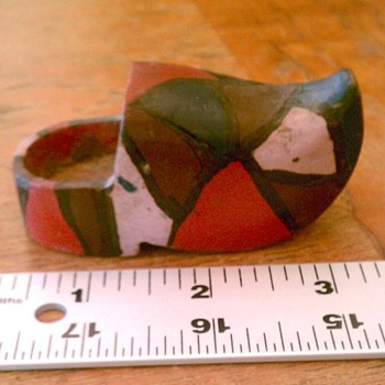 Wooden World War I POW Shoe - Military and Wartime