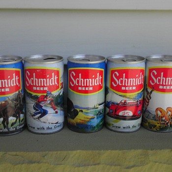 Schmidt Beer Cans