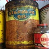 Oil cans and bottles