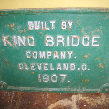 KING BRIDGE  PLATE