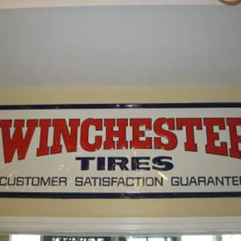 Winchester Tires sign