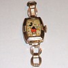 1938 10K Gold Plated "Deluxe" Mickey  Mouse Wristwatch