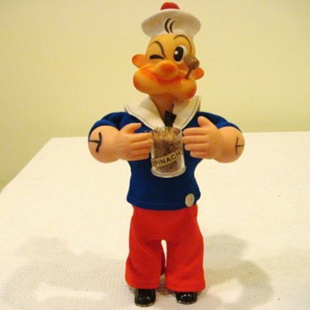 Wind-up Popeye doll