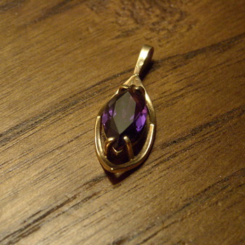 10KT Amethyst Pendant - Fine Jewelry