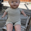 Baby Doll soft body with plaster? head/arms/legs.