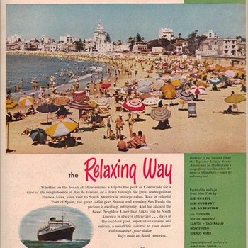 1950 Moore-McCormack Advertisement - Advertising