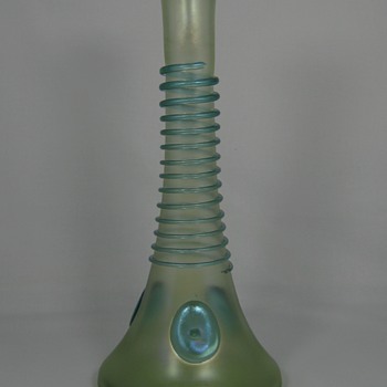 GREAT LOETZ ART GLASS VASE ORPHEUS DECOR CA. 1904 SERIES II PRODUCT NR. 1002 - Art Glass