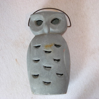 vintage cast iron owl lantern maker or year? - Lamps