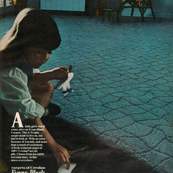 1968 - Evans & Black Carpet Advertisement