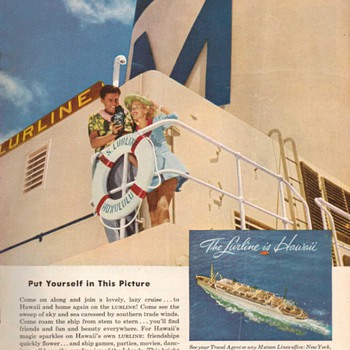 1953 - Matson Lurline Advertisement - Advertising