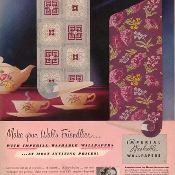 1950 Imperial Wallpaper Advertisements