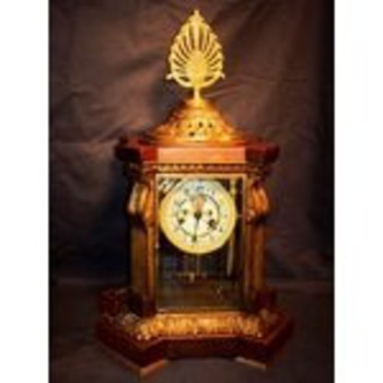 rare crystal regulator waterbury clock