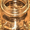 Abraham Lincoln Hotel Shoe Cleaner Mason Jar Marked 233-16 on bottom