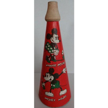 1930's Mickey Mouse Megaphone/Horn Toy - Animals