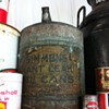 Oil cans from way back when.