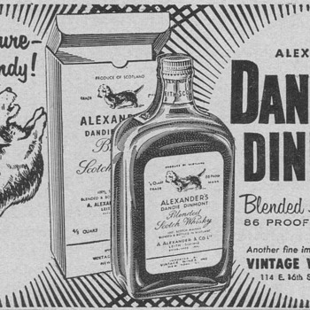 1955 Dandie Dinmont Scotch Advertisement