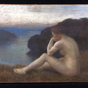 René Ménard - Symbolist Pastel on Canvas - Visual Art