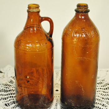 Brown Half-Gallon Clorox Bottle - Bottles