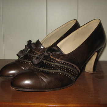 Vintage Tie up oxford heels ladies shoes - Shoes