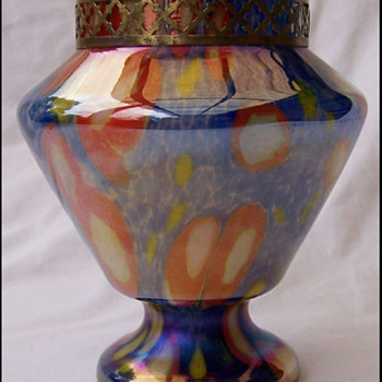 Kralik Millefiori Vase - Art Glass