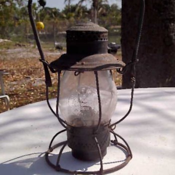 B & O Rail Road Oil Lamp