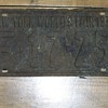 1939 World fair N.Y license plate