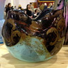 French enameled vase attributed to Ernest-Baptiste Leveille, ca. 1890s