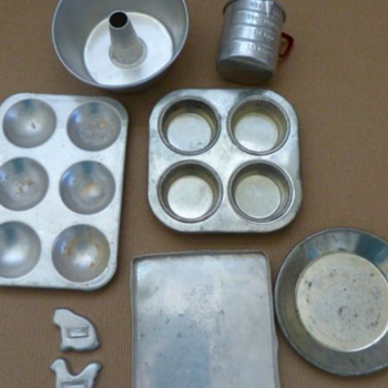 Vintage Children's Baking Set - Kitchen
