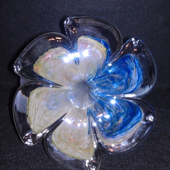 BEAUTIFUL MURANO HAND BLOWN ART GLASS FLOWER!!! - Art Glass