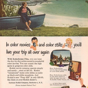 1951 - KodaChrome Film Advertisements