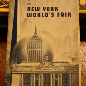 New York World's Fair Map of NYC - Advertising