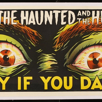 Original 1963 "The Haunted and the Hunted" Stone Lithograph - Posters and Prints