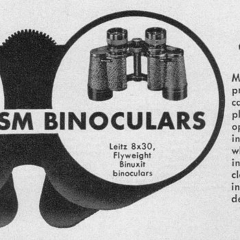 1953 - Leitz Binocular Advertisement - Advertising