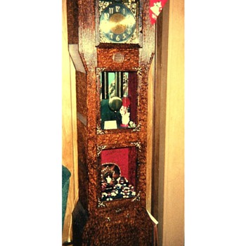 HANDMADE GRANDFATHER CLOCK FROM WYOMING STATE PENITENTUARY - Clocks