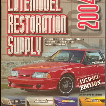 2004 Late Model Mustang Parts Catalog