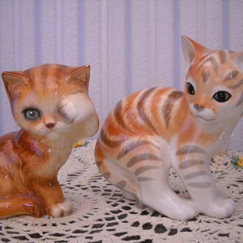 GOEBEL CAT & RUSSIAN CAT FIGURINES