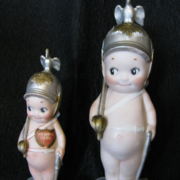 Rare German Kewpie Soldiers - Dolls