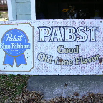 outdoor pabst sign - Signs