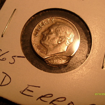 1965 Roosevelt Cud Dime