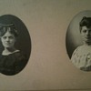 Card board  double photos of Sisters? 