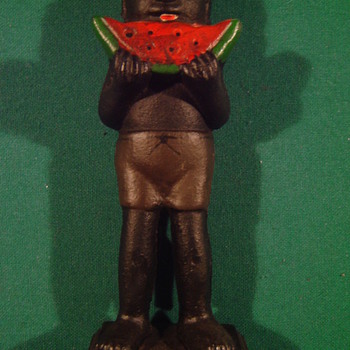 African American Iron Coin Bank