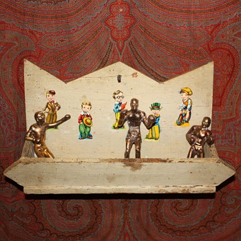 Old Comb Box - tramp art? art deco?  - Folk Art