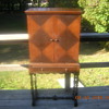 Story Clark freestanding Cabinet Radio with R C A components