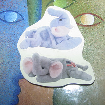 TY elephant stickers - Animals