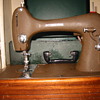 International Sewing Machine and the box of attachments