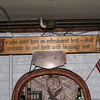 Wooden sign