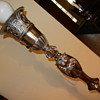 ART NOUVEAU FIGURAL TORCHIERE FLOOR LAMP